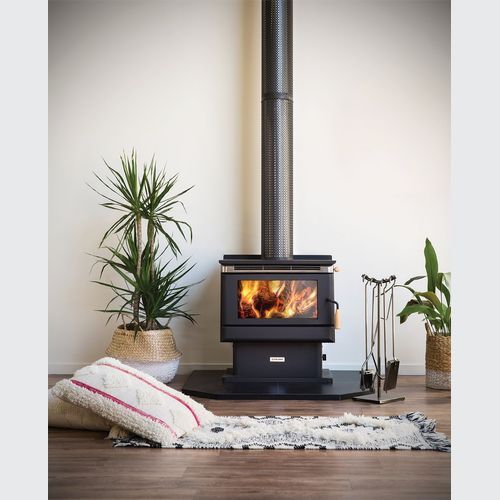 Kalora 500C Freestanding Wood Heater With a 4m Flue Kit