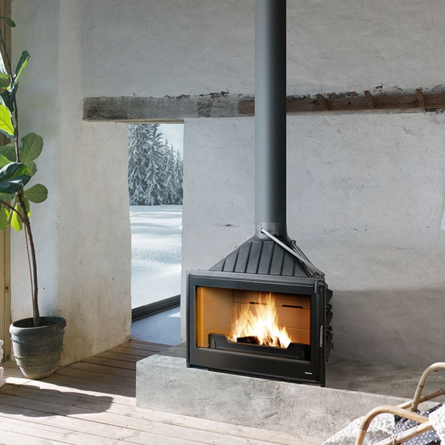 Seguin Visio 8 Plus Cheminee Fireplace - Swing Door