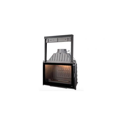 Seguin Super 9 Cast Iron Fireplace Lift Door Black Line