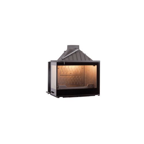 Seguin Europa 7 VL Cheminee - Black Glass & Swing Door