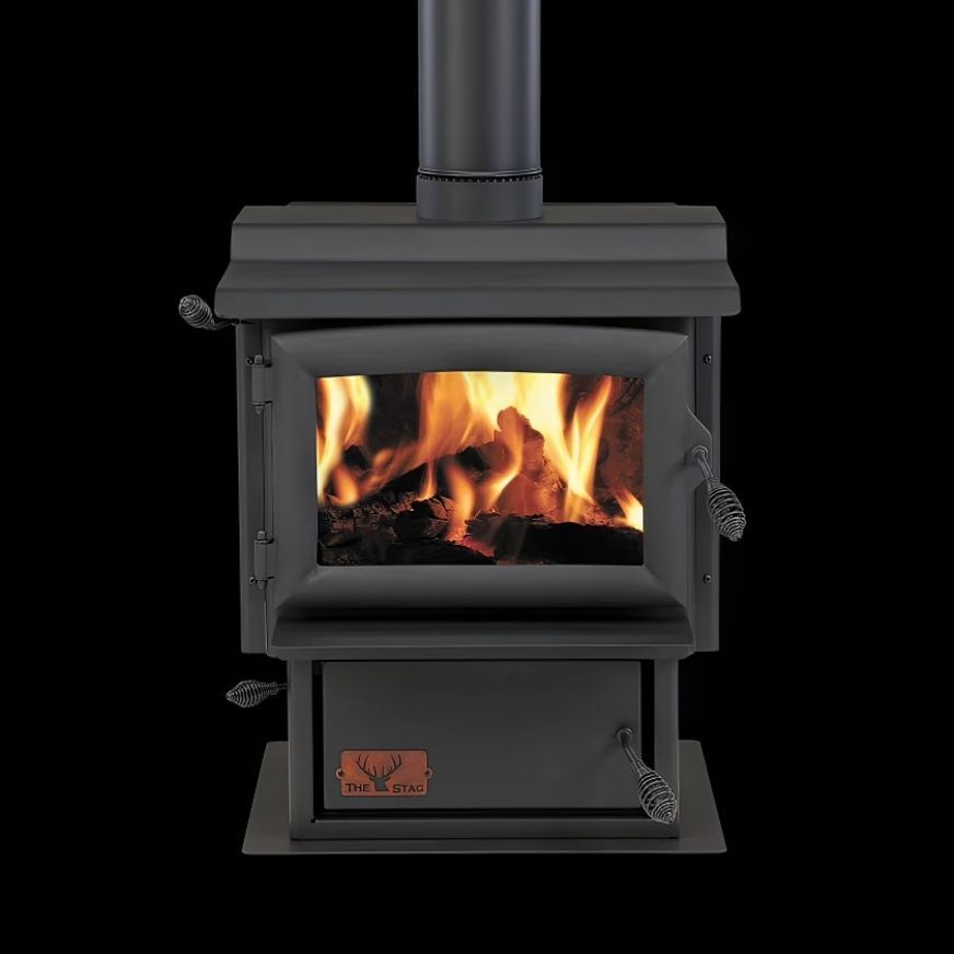 The Stag - Freestanding Multi-fuel Burner