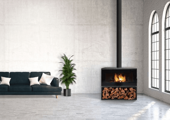 VisionLINE Taurus Clean Air Freestanding Wood Fire