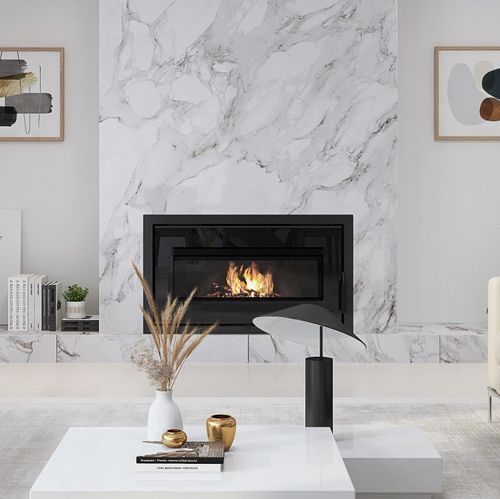 VisionLINE Taurus Inbuilt Single Sided Woodfire