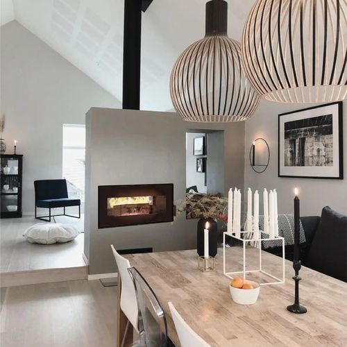 VisionLINE Taurus Double-sided Inbuilt Woodfire
