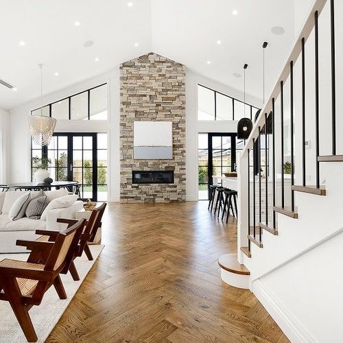 Artisan Herringbone Timber Flooring