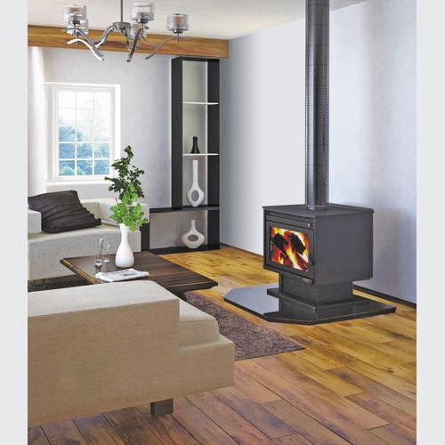 Kemlan XL Freestanding Rural Wood Fireplace