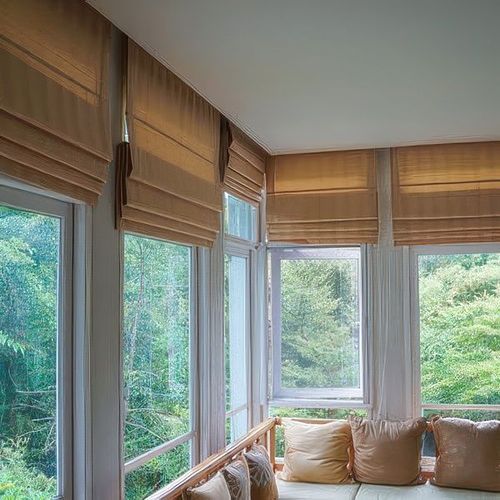 Standard Light Filter Roman Blinds