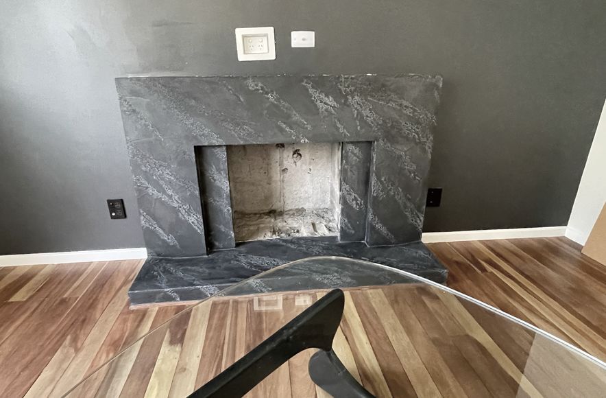 Fireplace, Split Stone