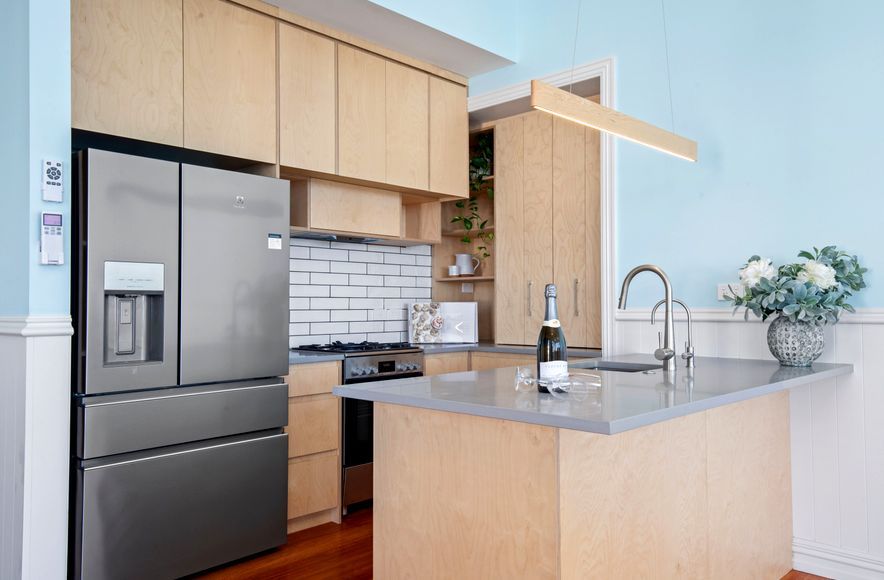 Apartment Plywood Kitchen