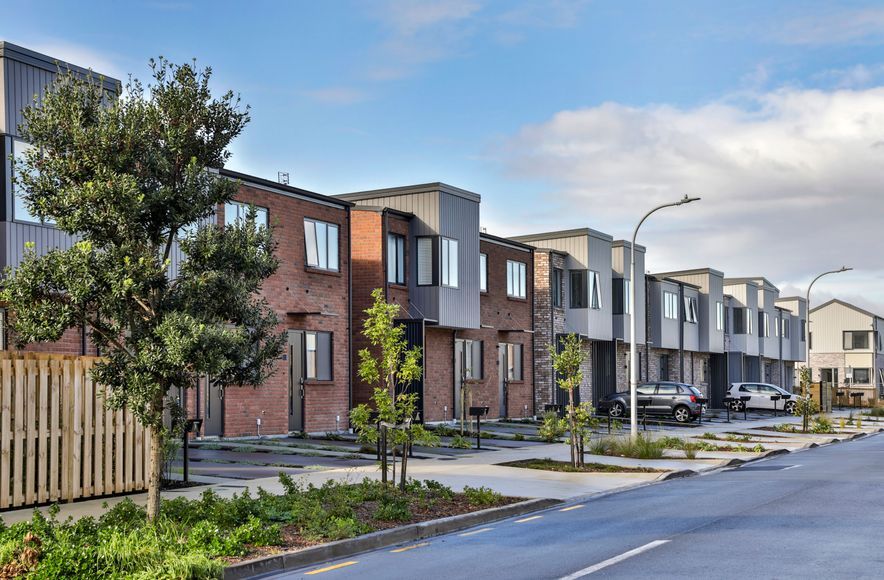Richmond Townhouses - Trim Rib Roofing & Cladding - Colorsteel