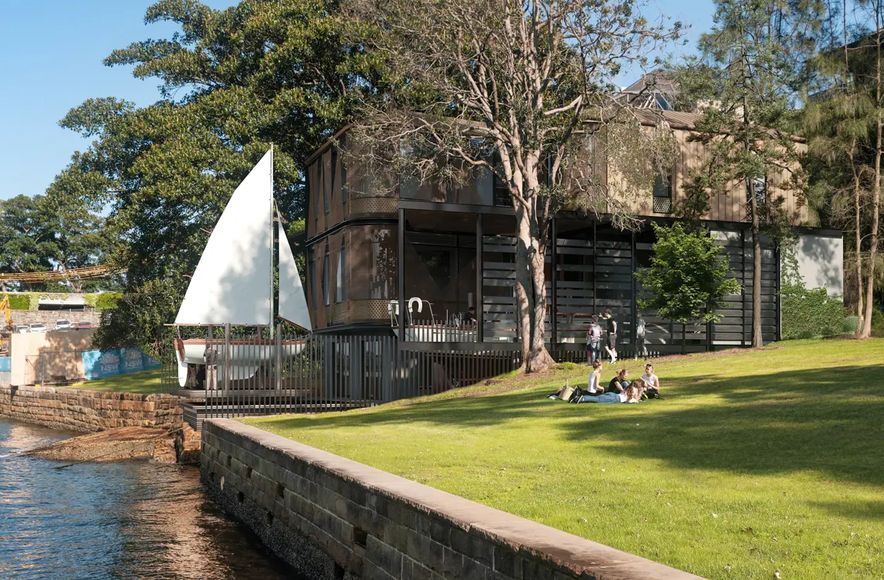 McMahons Point Boat Workshop and House