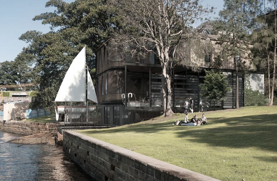 McMahons Point Boat Workshop and House