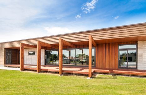 Golden bay house