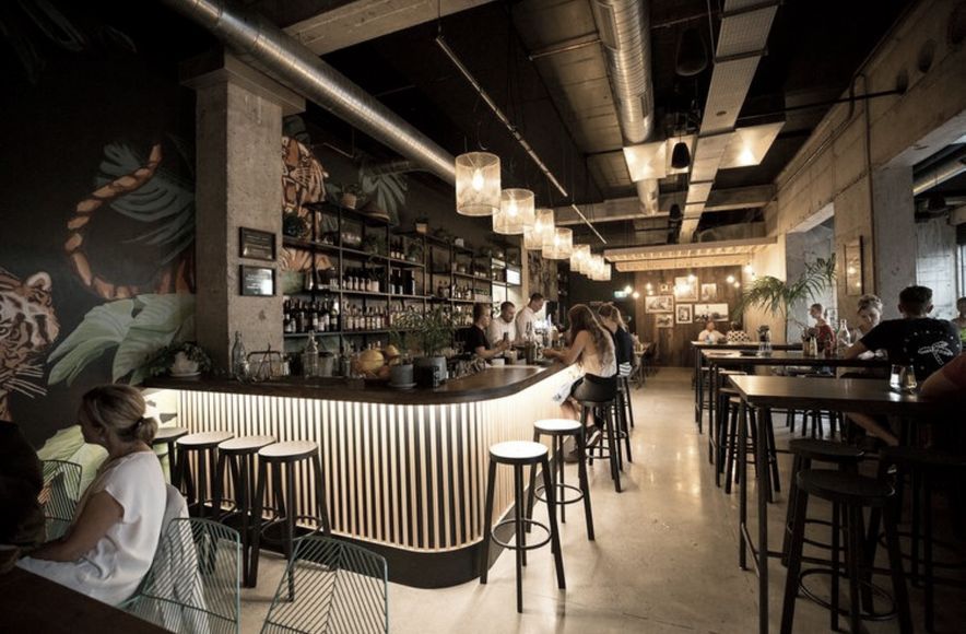 Banh Mi Caphe - Shelving and Signage Backdrop