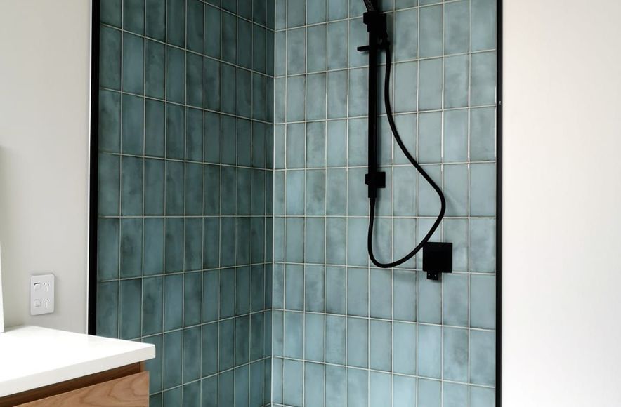 Aqua Bathroom Tiling