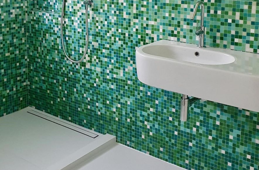 Bisazza mosaic shower-room in Christchurch
