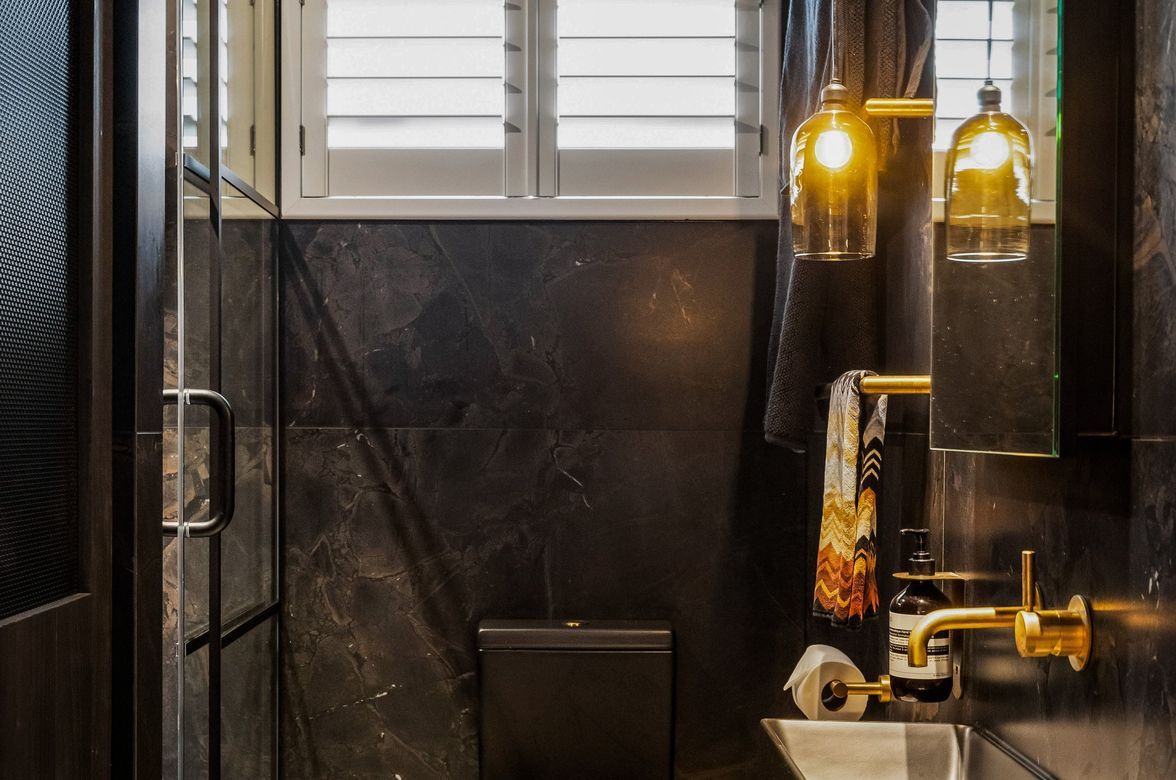 Opulent Retreat | A Guest Bathroom and Laundry with a Redefined Experience