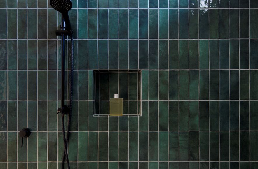 Emerald Green Family Bathroom