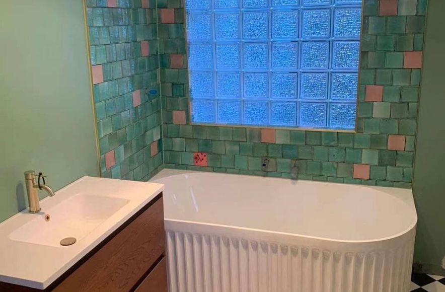 Damn Good Tiling - feature mosaic tiling