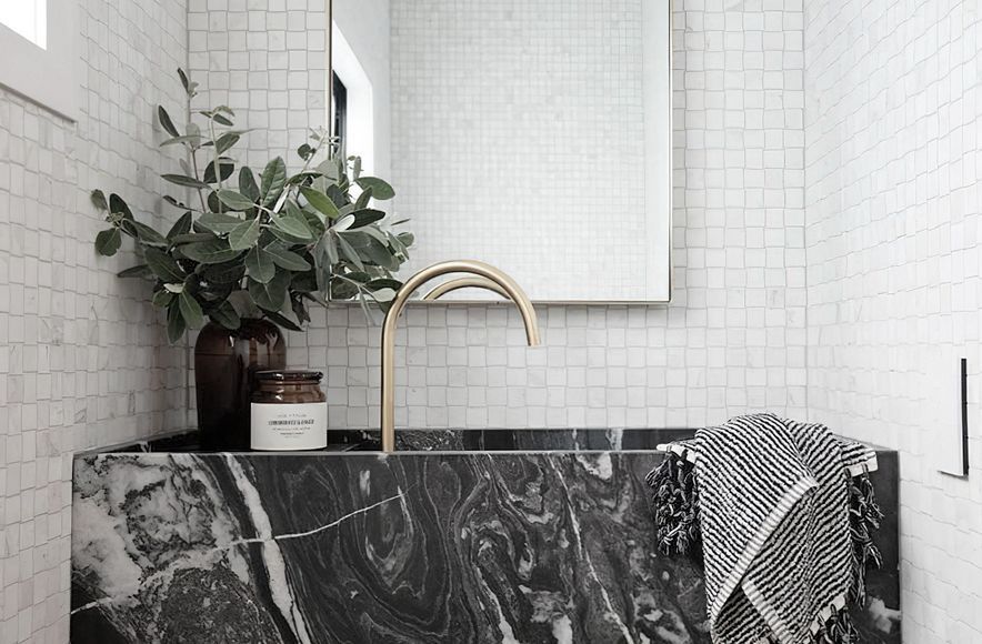 Powder Room Suede + Stone Showroom 2021
