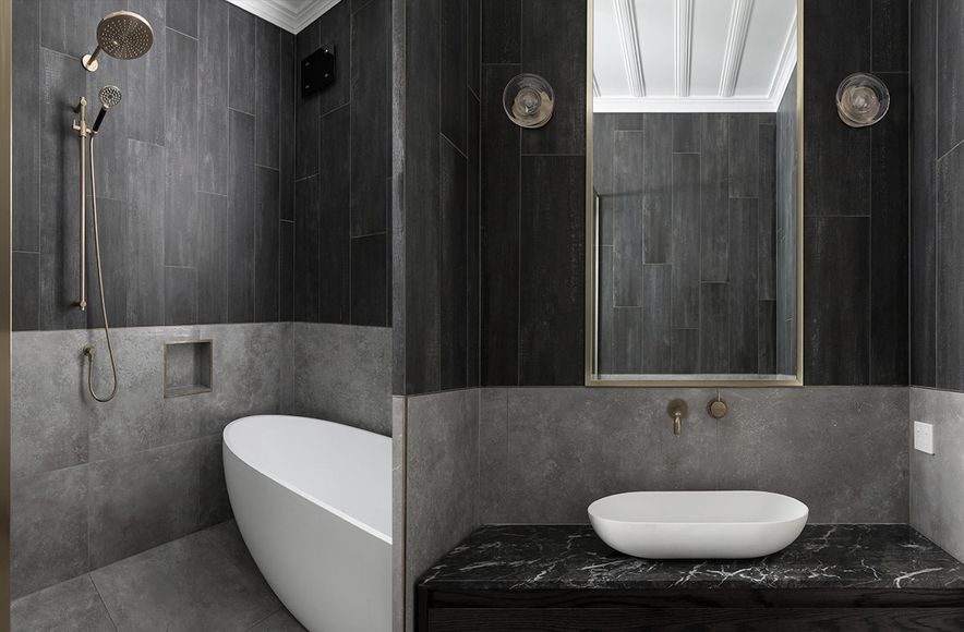 Uniquely Styled Bathroom