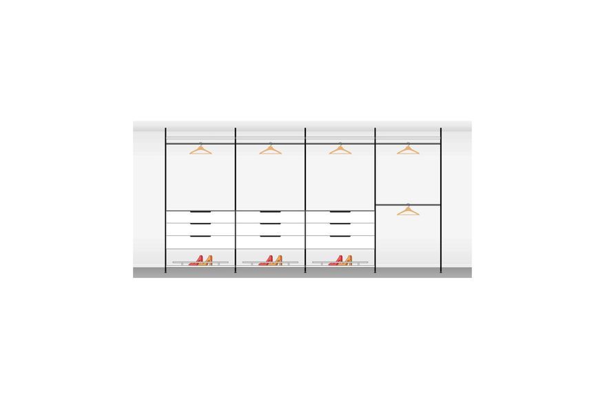 Notaio Walnut Walk-in Robe