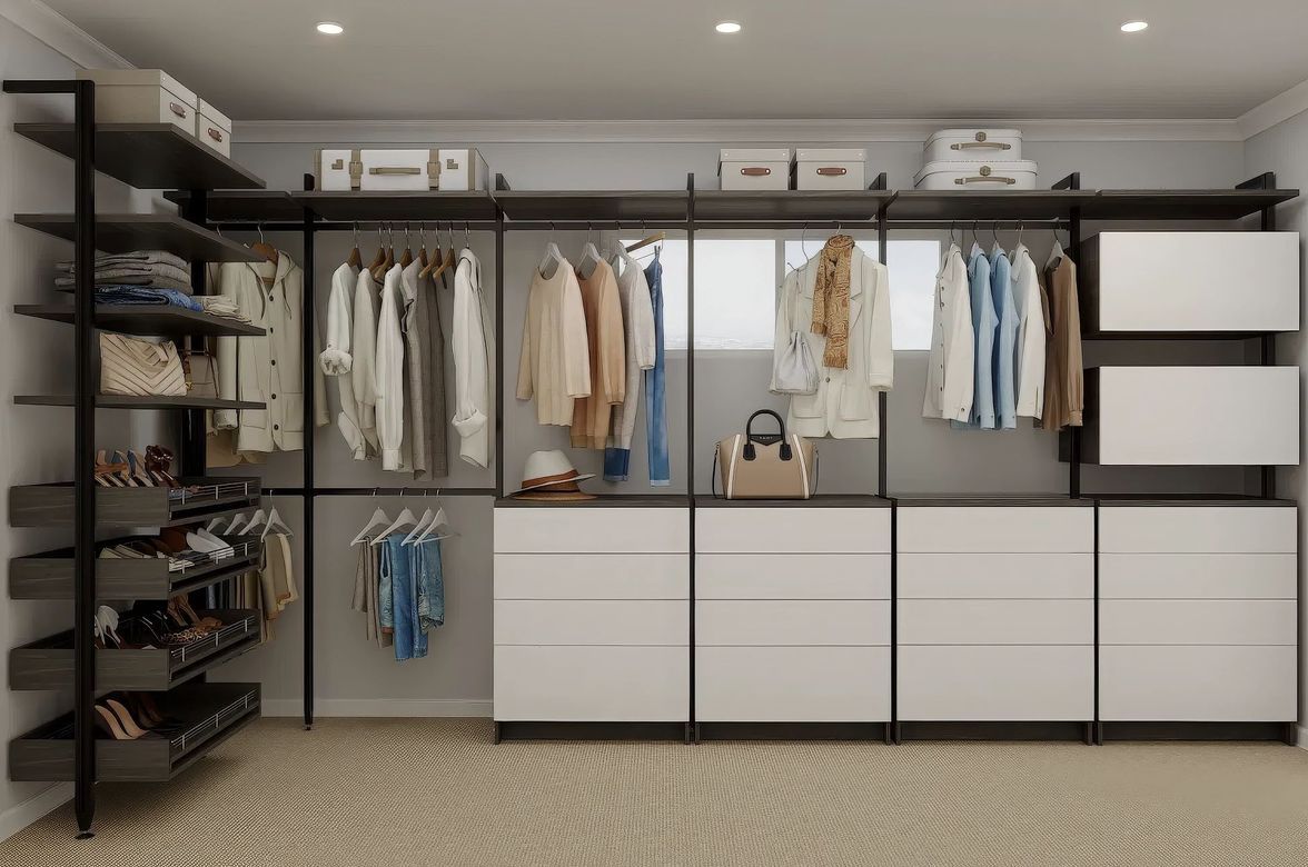 Bottega Oak Walk-in Wardrobe