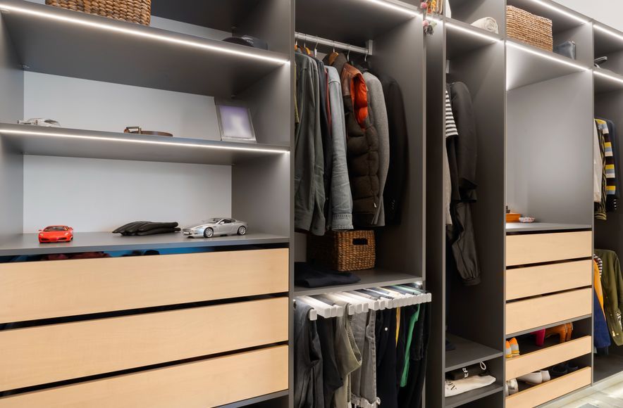 Bold, Elegant Walk-in