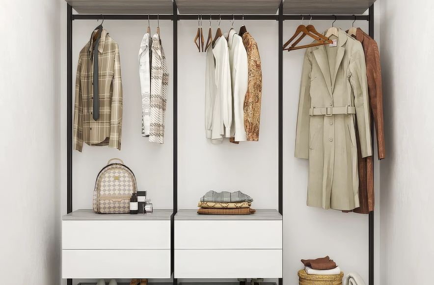 U-Shaped Walk-in Wardrobe