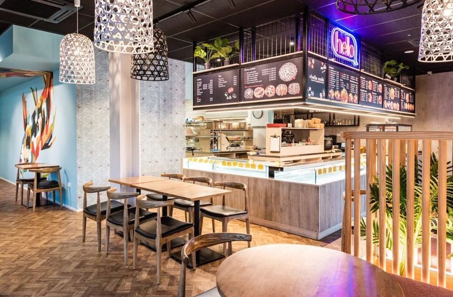 Hello Sushi Golden Sands Papamoa Fitout