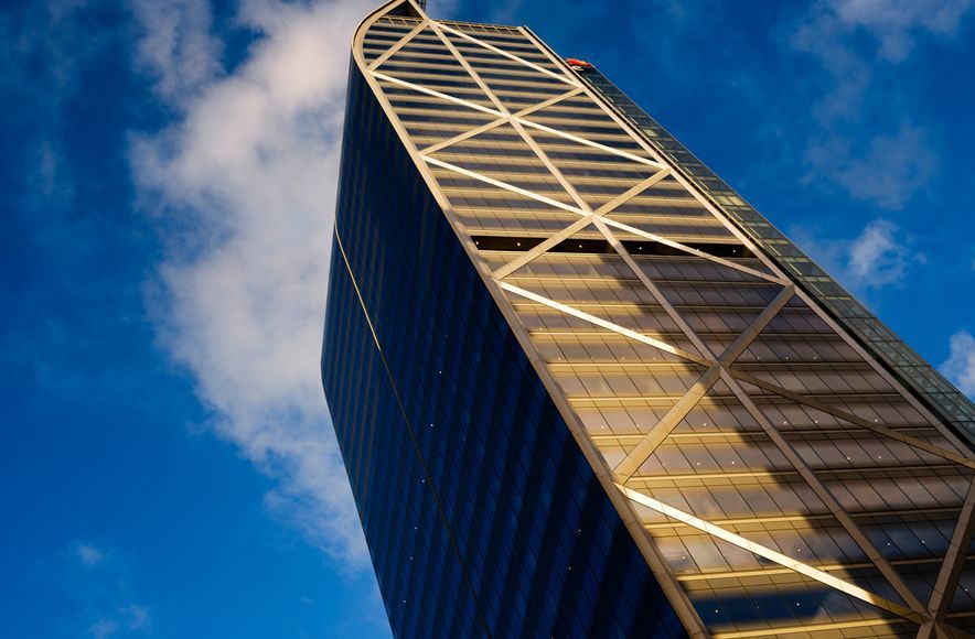 PwC Tower and Harbour Eats