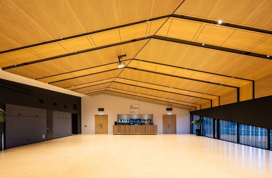 Melamine ceiling panels a visual treat