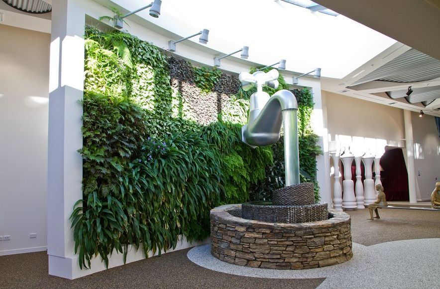 Puzzling World Green Wall