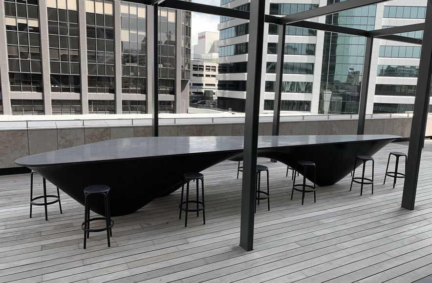 Commercial Bay - Concrete table