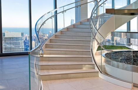 Chicago Skyscraper Staircase