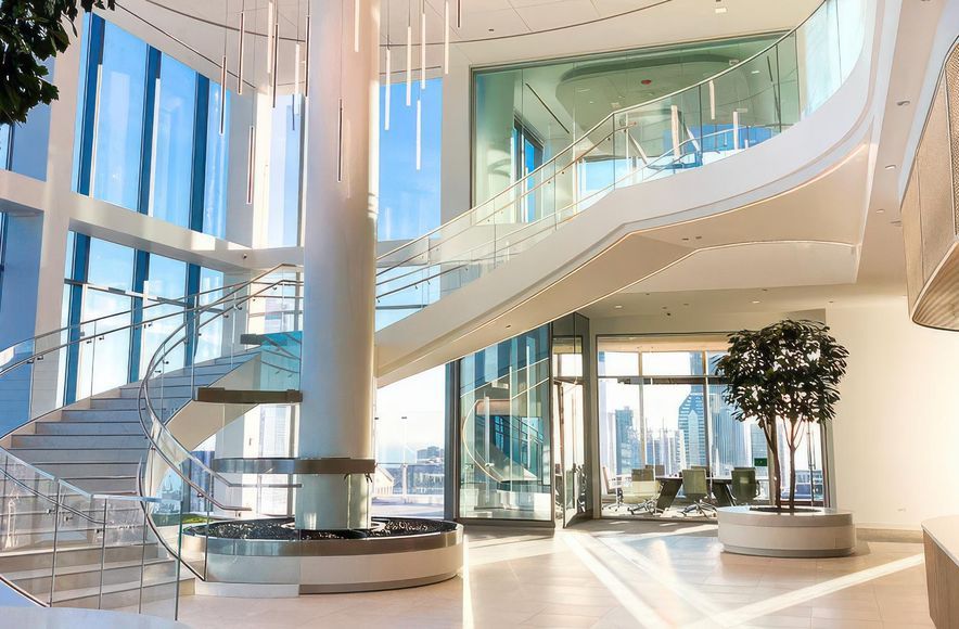 Chicago Skyscraper Staircase