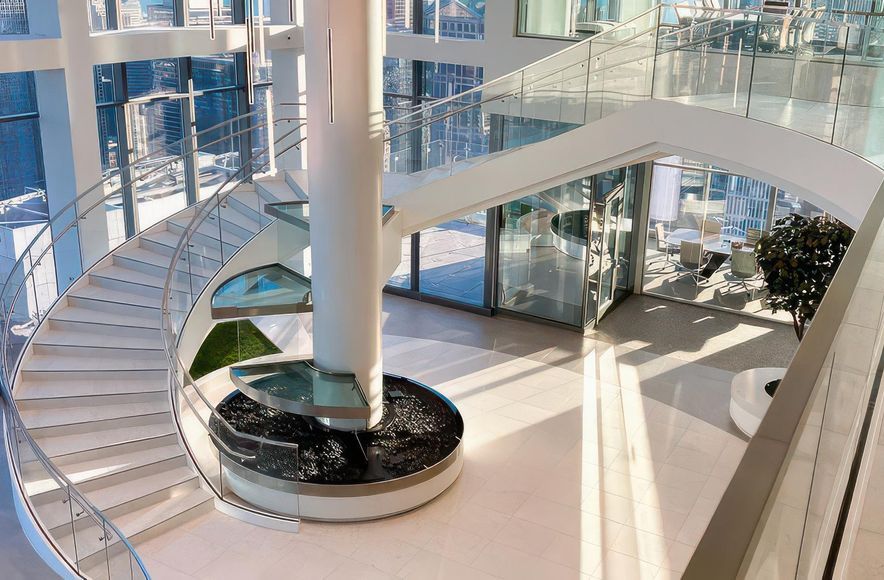 Chicago Skyscraper Staircase