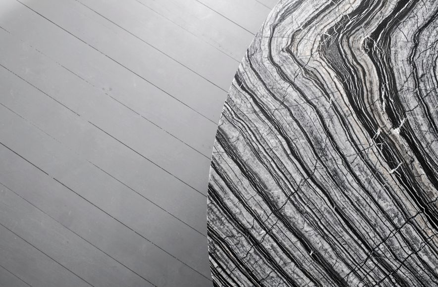 Zebra Marble Table