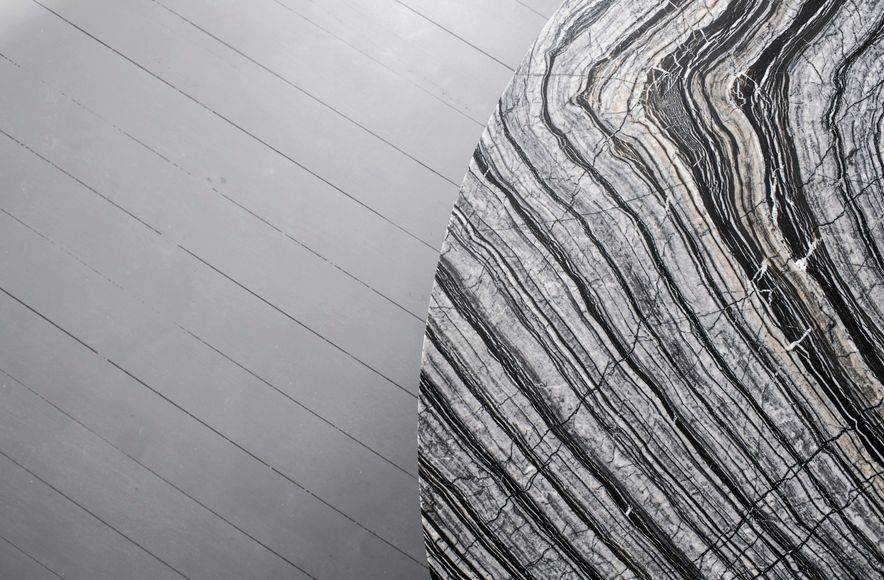 Zebra Marble Table