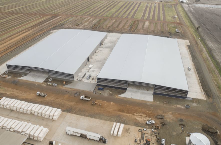 Queensland Cotton Dalby Gin Storage Sheds