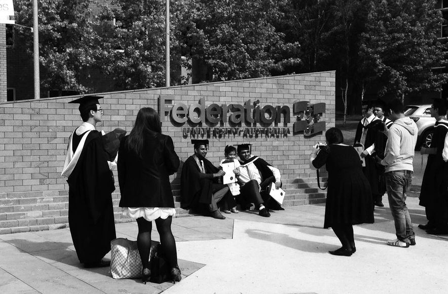 Graduation wall - Federation University