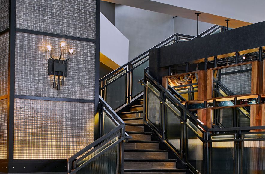 Refined Interiors with Wire Mesh Balustrades and Screens