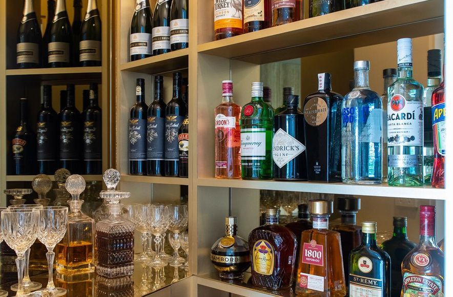 Stunning Mid-Century Modern Bar and Wardrobe