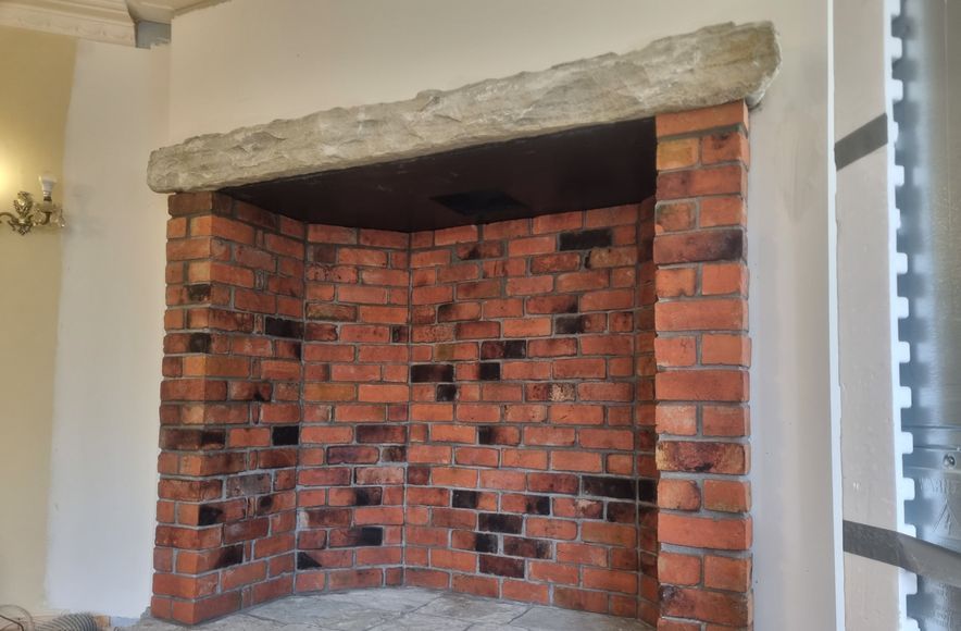New fireplace