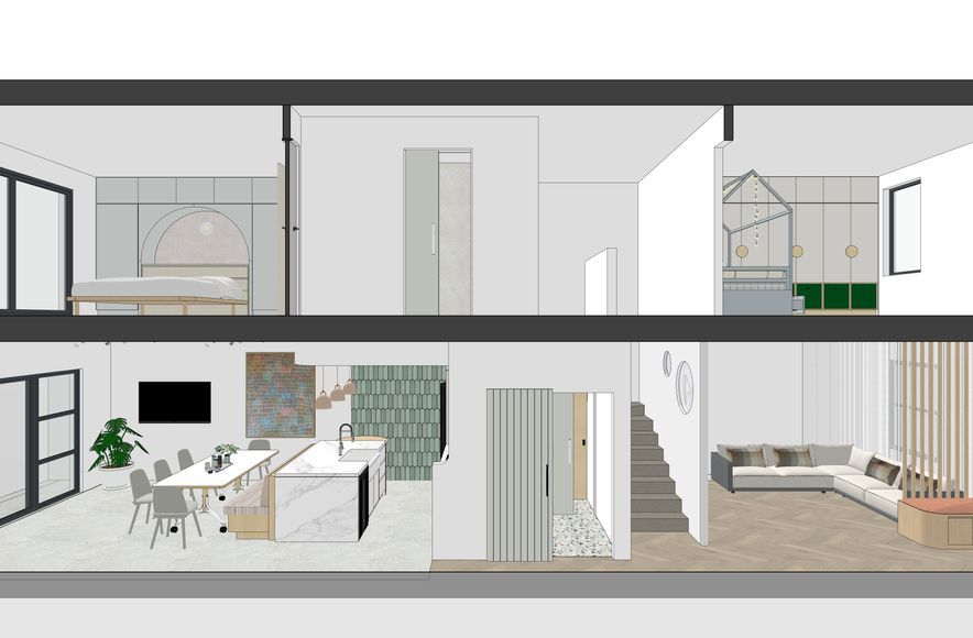 Inner City Coastal Home Living