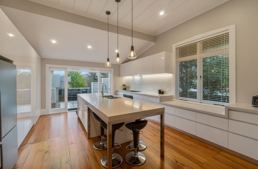 "Classic Beauty Meets Contemporary Design: Transforming a Bungalow"