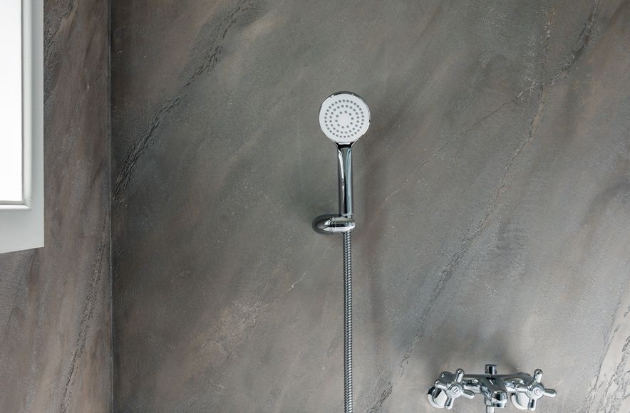 Split Stone Serenity - A Captivating Bathroom Transformation