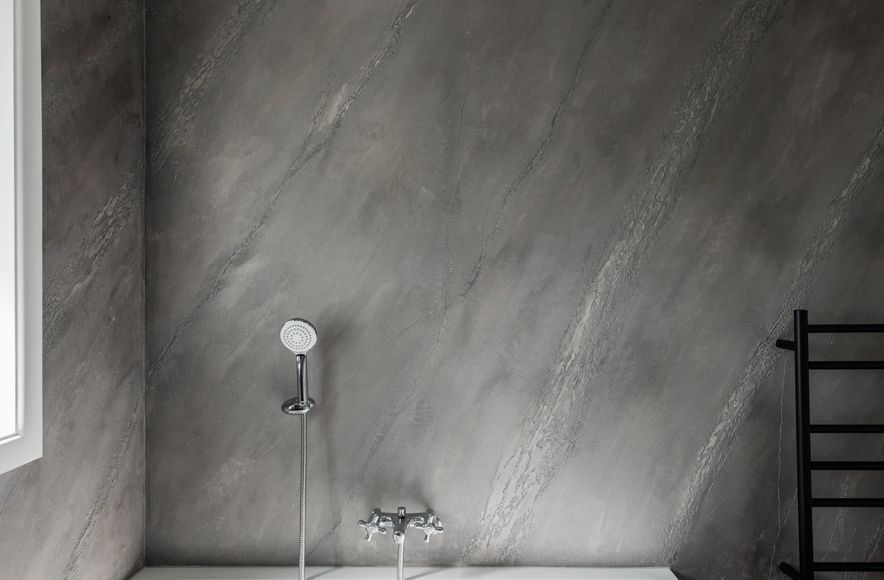 Split Stone Serenity - A Captivating Bathroom Transformation