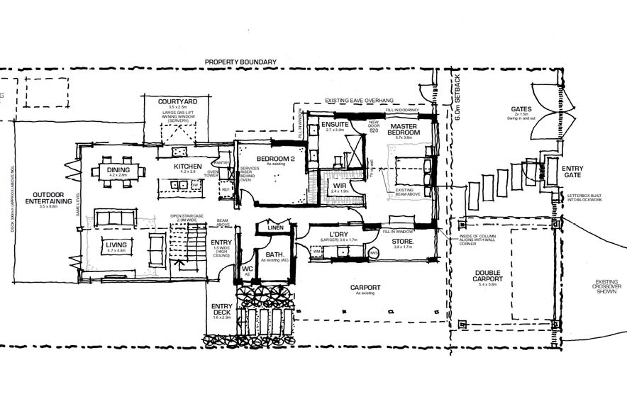 Modern Transformation to 60s Brick & Tile House