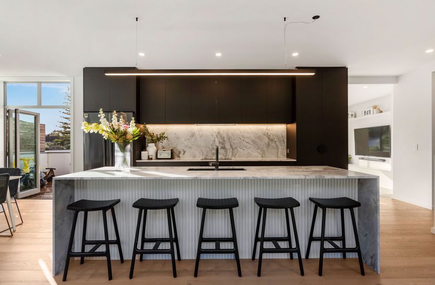 An intensive interior renovation and pool addition